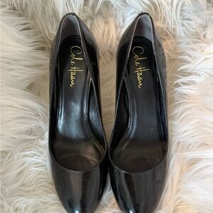 Cole Haan Women's Glossy Black Heels